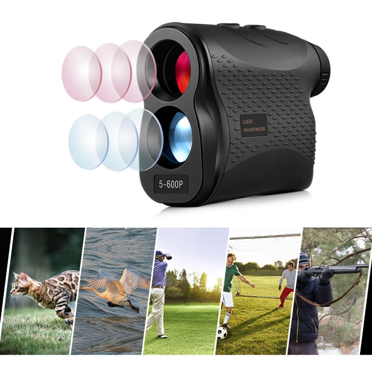 5-600P Handheld Golf Laser Distance Measuring Instrument Telescope Range Finder Distance Measurer, 600m Eurekaonline