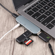 5 in 1 USB-C / Type-C Male to PD USB-C / Type-C Charging + 3.5mm AUX + 4K HDMI + USB 3.1 + USB Female Adapter Eurekaonline