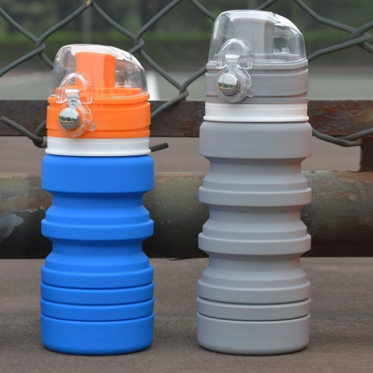 500mL Outdoor Travel Silicone Foldable Kettle Telescopic Cup Sports Drinking Bottle Eurekaonline