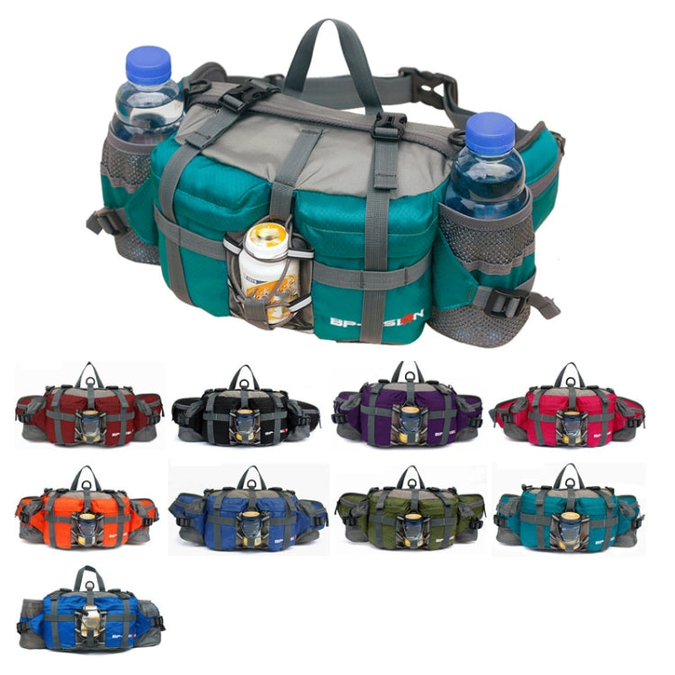 5L Outdoor Sports Multifunctional Cycling Hiking Waist Bag Waterproof Large-Capacity Kettle Bag, Size: 28.5 x 15 x 13cm(Dark Red) Eurekaonline