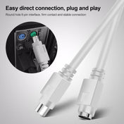 6 Pin PS/2 Keyboard / Mouse Extender Cable (PS/2 male to PS/2 female), Length: 3m Eurekaonline