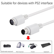 6 Pin PS/2 Keyboard / Mouse Extender Cable (PS/2 male to PS/2 female), Length: 3m Eurekaonline