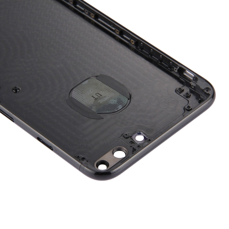 6 in 1 for iPhone 7 Plus (Back Cover + Card Tray + Volume Control Key + Power Button + Mute Switch Vibrator Key + Sign) Full Assembly Housing Cover (Jet Black) Eurekaonline