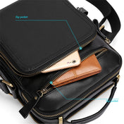 6028 Multifunctional Fashion Top-grain Leather Messenger Bag Casual Men Shoulder Bag (Coffee) Eurekaonline