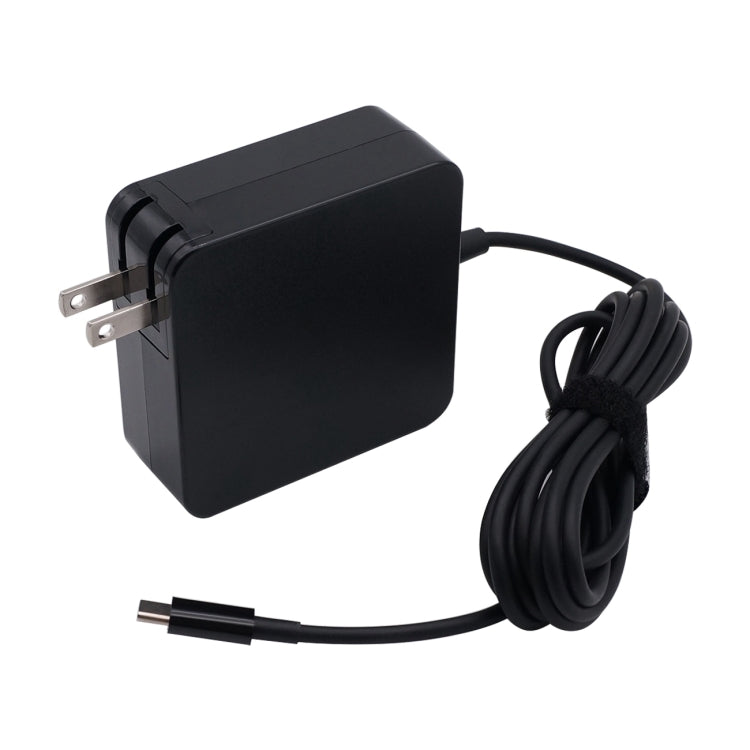65W 20V 3.25A Notebook Square Portable Type-C Power Adapter, US Plug Eurekaonline
