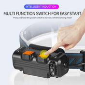 678-1 Fixed Focus XPG + COB Sensor Headlight Flashlight 6 Lighting Modes Rechargeable Head Lamp Eurekaonline