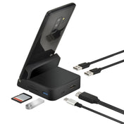 7 In 1 USB-C / Type-C To 2 USB 2.0 + USB 3.0 + 4K HDMI + SD / TF Card Slot + PD USB-C / Type-C Charging Ports Multifunctional HUB Docking Station With Holder Eurekaonline