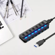 7 Ports USB 3.0 HUB Independent Switching Splitter Eurekaonline