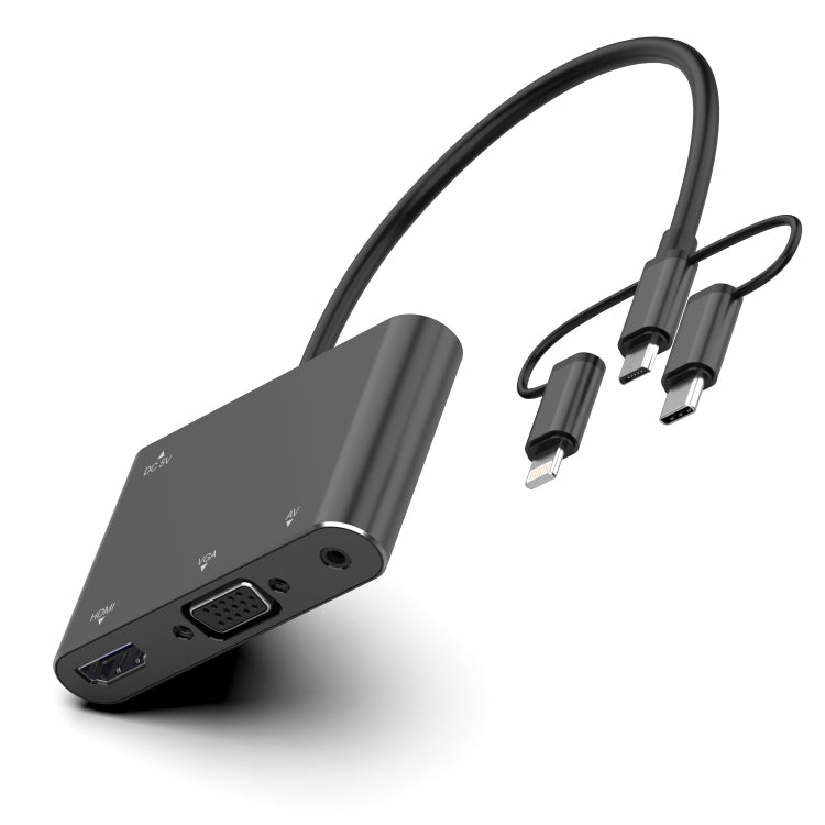  AV Adapter Mobile HD Screen Player (Black) Eurekaonline