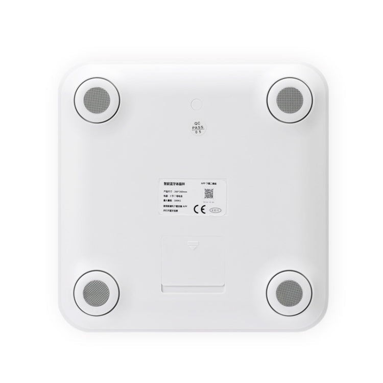 8066 Smart Body Fat Electronic Scale Home Bluetooth Weight Scale, Colour: Charging Style(White) Eurekaonline