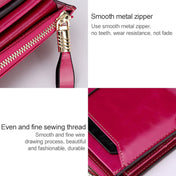 8239 Antimagnetic RFID Multi-function Leather Lady Wallet Large-capacity Purse with Detachable Card Holder(Blue) Eurekaonline