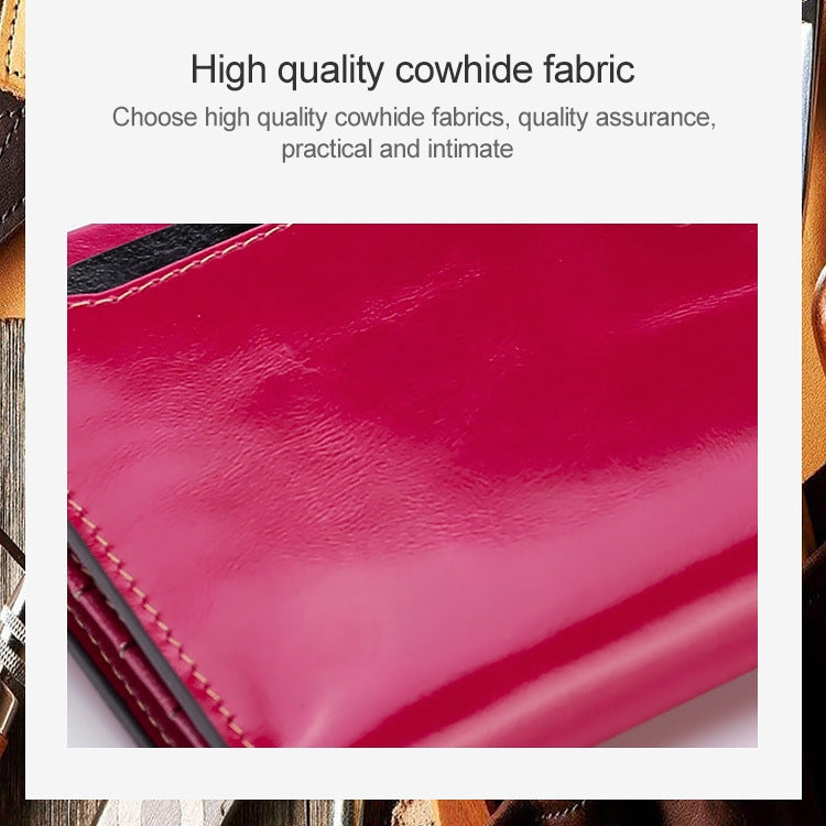 8239 Antimagnetic RFID Multi-function Leather Lady Wallet Large-capacity Purse with Detachable Card Holder(Blue) Eurekaonline