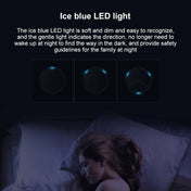 86mm Round LED Tempered Glass Switch Panel, Black Round Glass, Style:Three Open Dual Control Eurekaonline