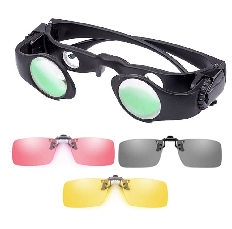 8x Fishing Binoculars Zoomable Telescope Glasses ,Style: Telescope+Three-color Clip Eurekaonline