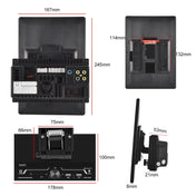 9520C Double Spindle 9.5 inch Vertical Screen Car MP5 Player, Style: Standard+AHD Camera Eurekaonline