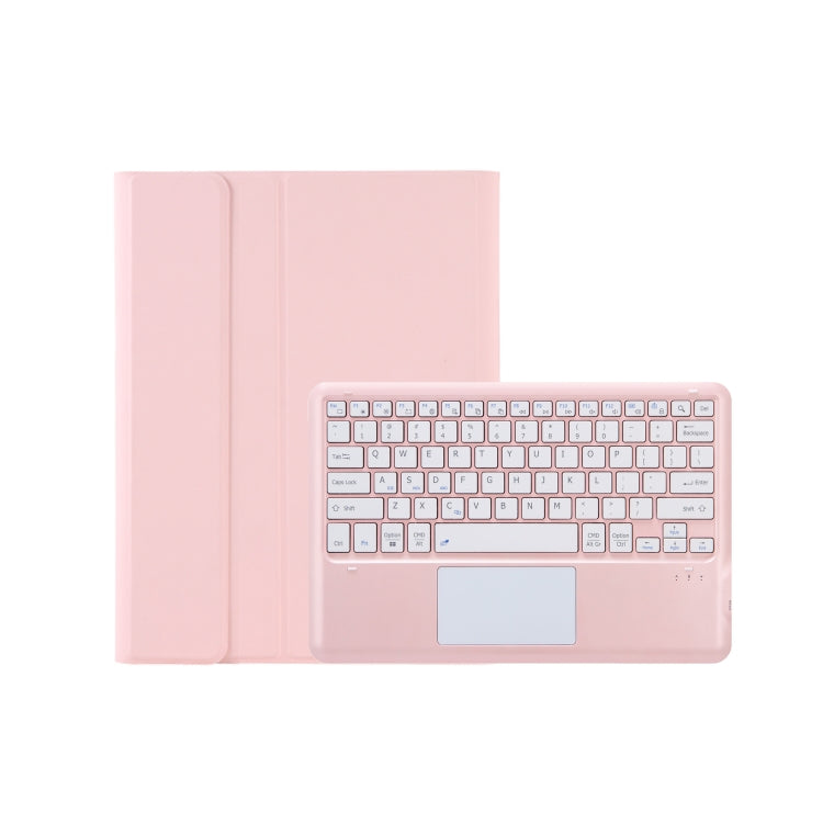 A0N4-A Detachable Sheep Pattern TPU Bluetooth Keyboard Tablet Leather Case with Touchpad For Xiaomi Pad 5 Pro 12.4(Pink) Eurekaonline