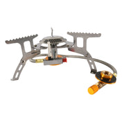 A6625-02 Portable Gas Stove Outdoor Split Burner with Lighter Eurekaonline