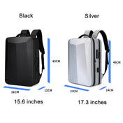 ABS Hard Shell Gaming Computer Backpack, Color: 15.6 inches (Black) Eurekaonline