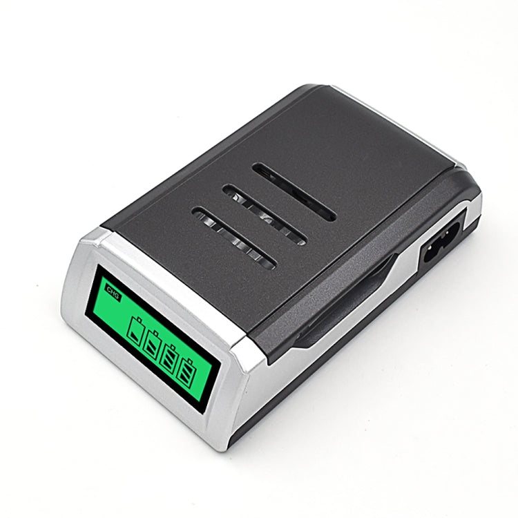 AC 100-240V 4 Slot Battery Charger for AA & AAA Battery, with LCD Display, UK Plug Eurekaonline