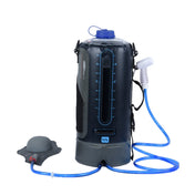 AFISHTOUR FW2078 12L Outdoor Bath Water Storage Bag Portable Camping Bath Bag, Colour: Spherical Air Pump Eurekaonline