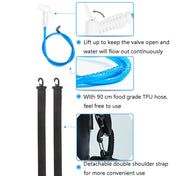 AFISHTOUR FW2078 12L Outdoor Bath Water Storage Bag Portable Camping Bath Bag, Colour: Spherical Air Pump Eurekaonline