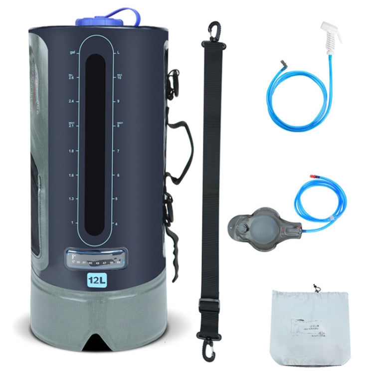 AFISHTOUR FW2078 12L Outdoor Bath Water Storage Bag Portable Camping Bath Bag, Colour: Spherical Air Pump Eurekaonline