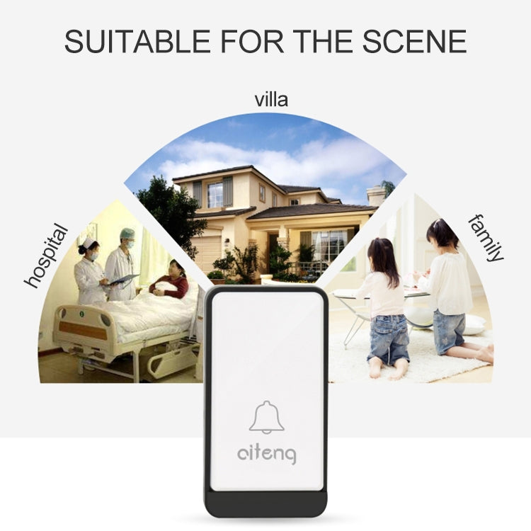 AITENG V029J Wireless Batteryless WIFI Doorbell, UK Plug Eurekaonline