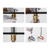 All Copper Hot Cold Water Faucet Bathroom Lift Faucet Eurekaonline