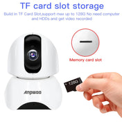 Anpwoo-YT003 2.0 Mega 3.6mm Lens Wide Angle 1080P Smart WIFI Monitor Camera , Support Night Vision & TF Card Expansion Storage, EU Plug Eurekaonline