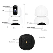 Anpwoo-YT003 2.0 Mega 3.6mm Lens Wide Angle 1080P Smart WIFI Monitor Camera , Support Night Vision & TF Card Expansion Storage, EU Plug Eurekaonline