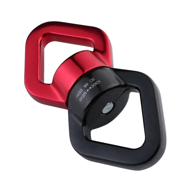 Anti-knot Rock Climbing Caster Fixed Connector Downhill Retarder(Red Black) Eurekaonline