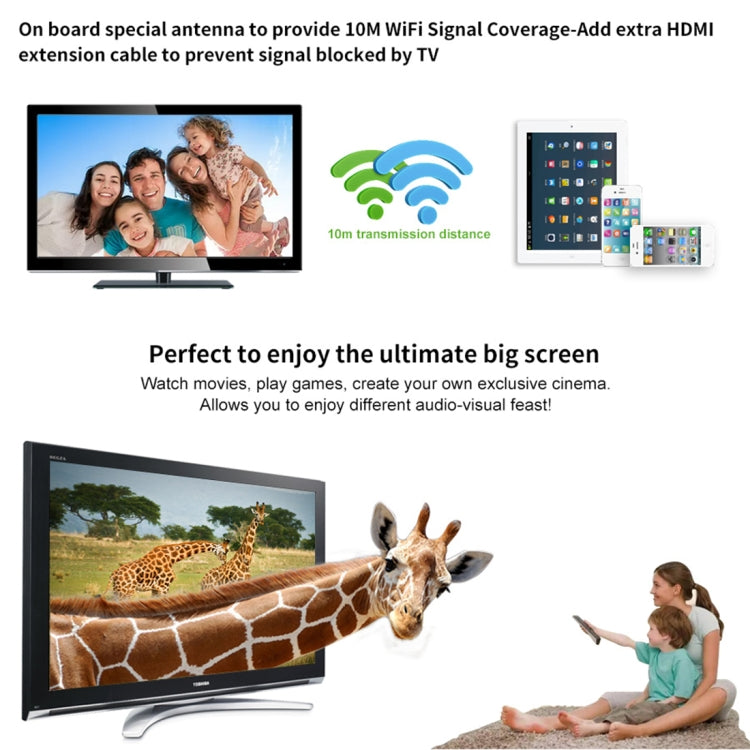 AnyCast M2 Plus Wireless WiFi Display Dongle Receiver Airplay Miracast DLNA 1080P HDMI TV Stick for iPhone, Samsung, and other Android Smartphones(Black) Eurekaonline