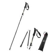 Aotu AT7558 125cm Aluminum Alloy Outdoor Camping Folding Corky Trekking Poles EVA Handle Alpenstock Eurekaonline