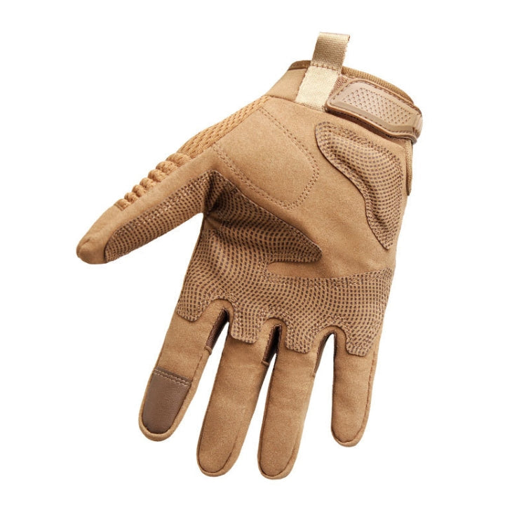 B28 Outdoor Rding Motorcycle Protective Anti-Slip Wear-Resistant Mountaineering Sports Gloves, Size: S(Wolf Brown) Eurekaonline