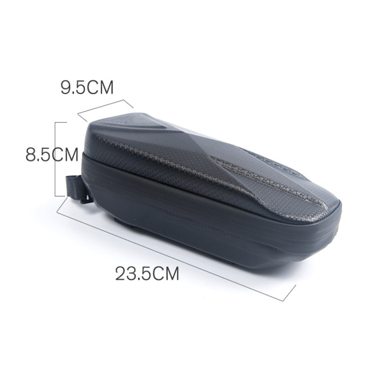 B40 Bicycle EVA Hard Shell Bike Front Package Mountain Bike Front Beam Bag(Black) Eurekaonline