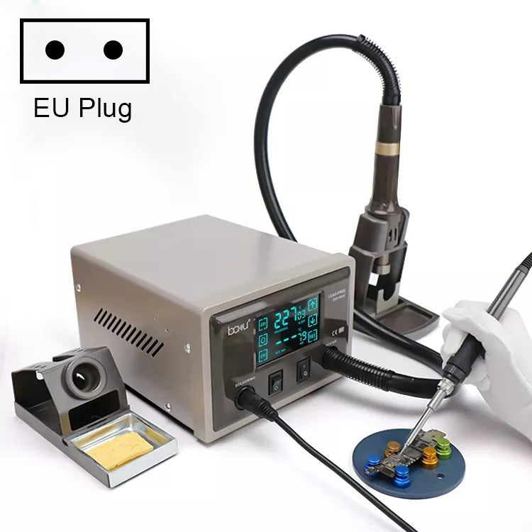 BAKU BA-9852 Digital ESD Hot Air Gun Soldering Station Welding Solder Iron(EU Plug) Eurekaonline
