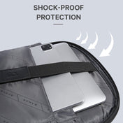 BANGE BG-2575  Anti theft Waterproof Laptop Backpack 15.6 Inch Daily Work Business Backpack(Black) Eurekaonline