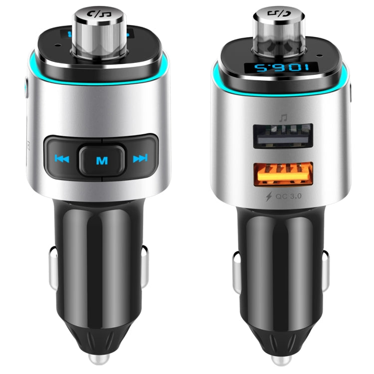 BC42 Bluetooth 5.0 Multi-function Car Colorful Atmosphere Lamp MP3 Player, Support TF Card & U Disk & FM Eurekaonline