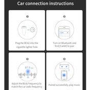 BC42 Bluetooth 5.0 Multi-function Car Colorful Atmosphere Lamp MP3 Player, Support TF Card & U Disk & FM Eurekaonline