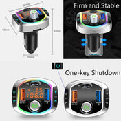 BC63 Colorful Car Card MP3 Player Multifunctional Bluetooth Receiver U Disk Charger Car Cigarette Lighter Eurekaonline