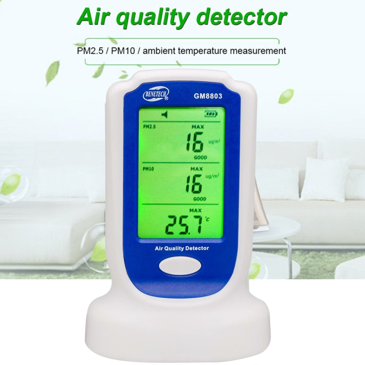 BENETECH GM8803 Home Indoor Air Quality Detector Haze Smog Tester PM2.5 PM10 Gas Analyzers Eurekaonline