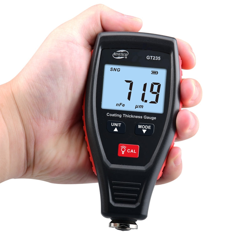 BENETECH GT235 Iron-aluminum Dual-purpose Paint Film Coating Thickness Gauge Eurekaonline