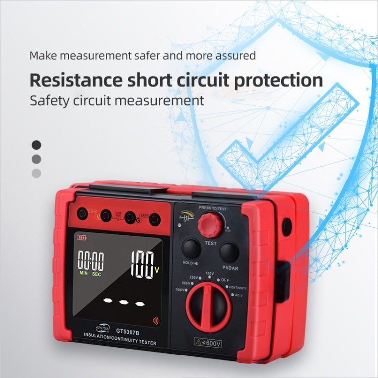 BENETECH GT5307B Professional LCD Digital Insulation Resistance Tester Eurekaonline