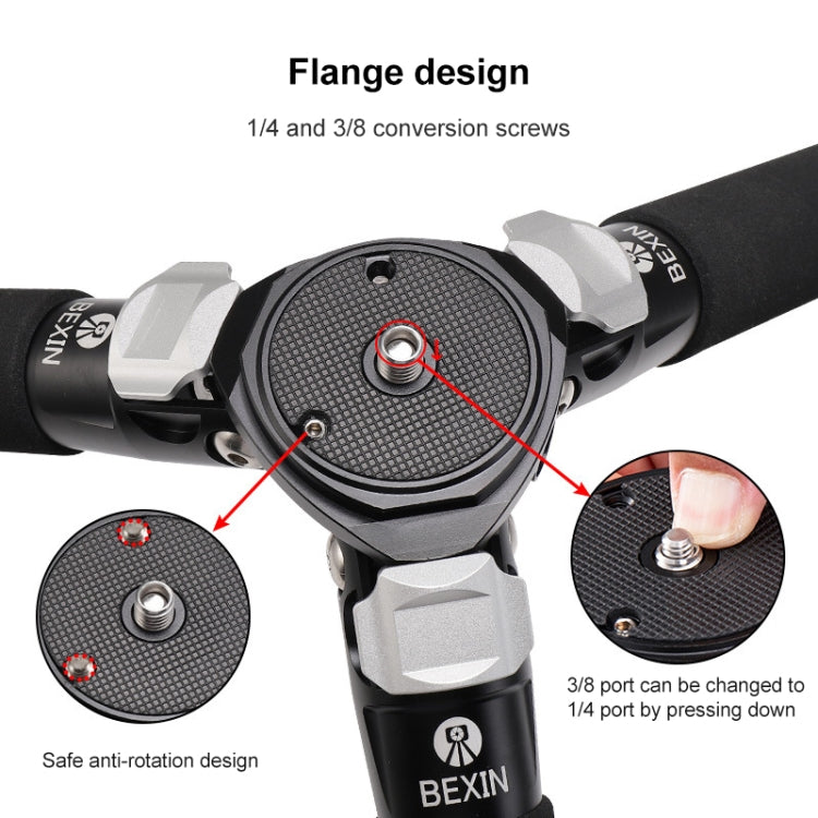BEXIN RC294 Portable Collapsible Carbon Fiber Camera Tripod Eurekaonline