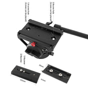 BEXIN VH-105 360 Degree Panorama Heavy Duty Tripod Action Fluid Drag Head (Black) Eurekaonline