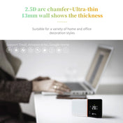 BHT-005-GBLW 220V AC 16A Smart Home Heating Thermostat for EU Box, Control Electric Heating with Only Internal Sensor & WIFI Connection Eurekaonline