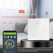 BHT-006GCLW 95-240V AC 5A Smart Home Heating Thermostat for EU Box, Control Boiler Heating with Only Internal Sensor, WiFi (White) Eurekaonline