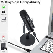 BM-86 USB Condenser Microphone Voice Recording Computer Microphone Live Broadcast Equipment Set, Specification: Cantilever Bracket Set Eurekaonline