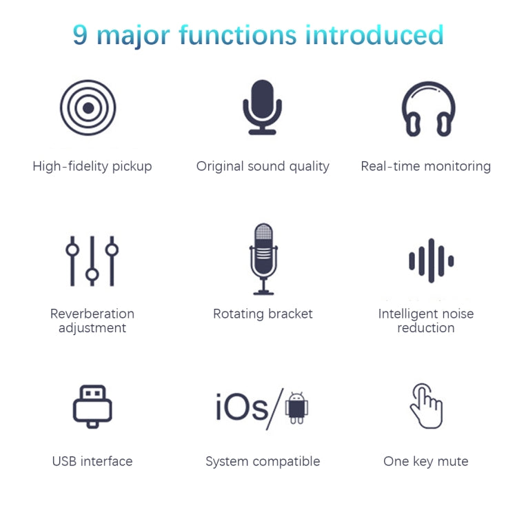 BM-86 USB Condenser Microphone Voice Recording Computer Microphone Live Broadcast Equipment Set, Specification: Cantilever Bracket Set Eurekaonline