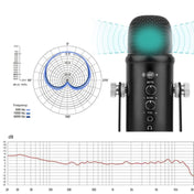 BM-86 USB Condenser Microphone Voice Recording Computer Microphone Live Broadcast Equipment Set, Specification: Cantilever Bracket Set Eurekaonline